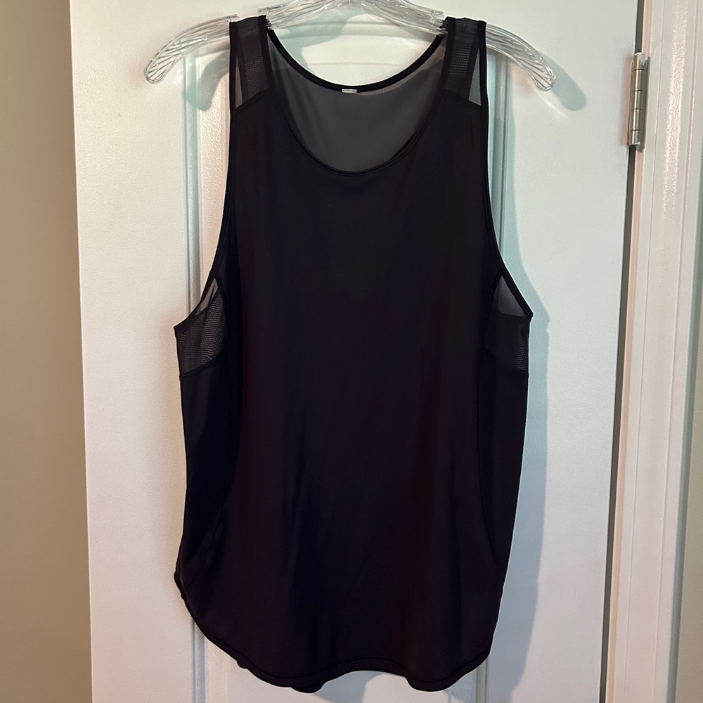 Lululemon Athletica Black Sleeveless Tank Top